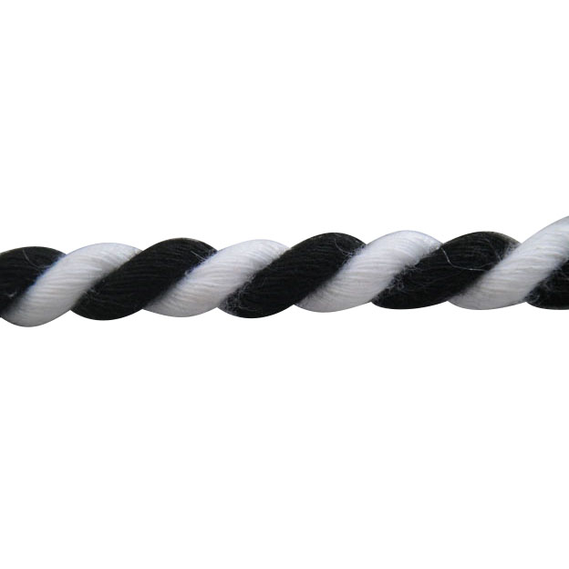 Polyester tatlong strand braided color blending cords