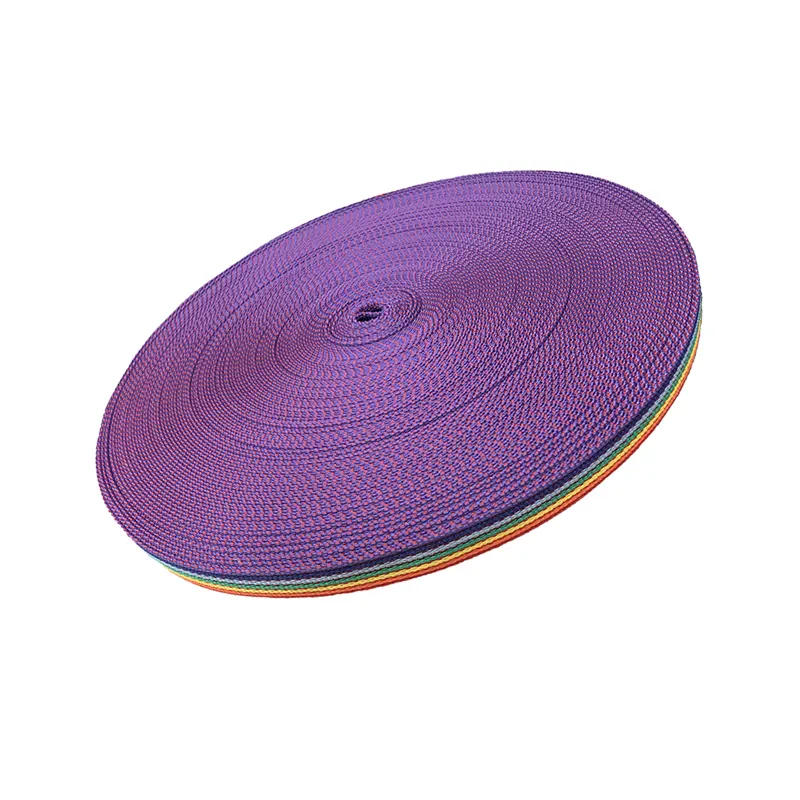 Rainbow Polyester Webbing